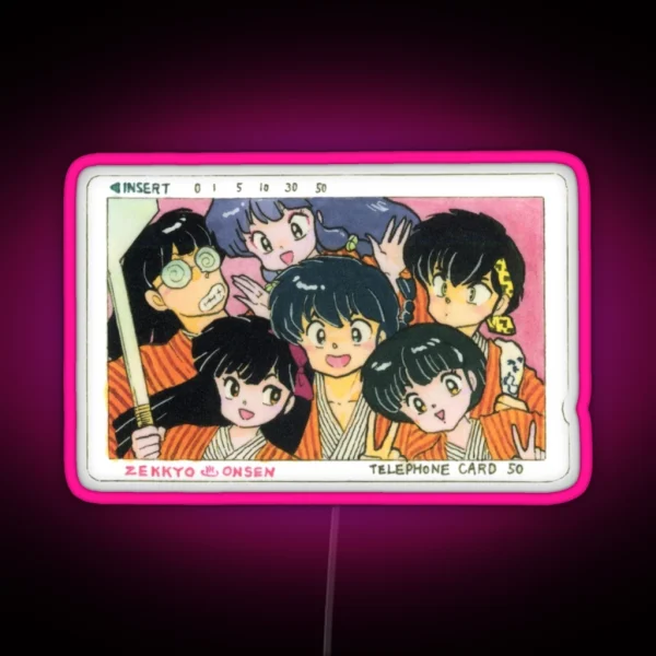 Ranma RGB Neon Sign