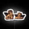 Raphael's Sistine Chapel Inspired Angelic Decorative Neon Artful LED Sign