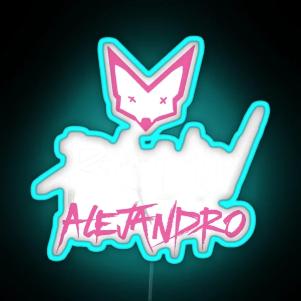 Rauw Alejandro RGB Neon Sign