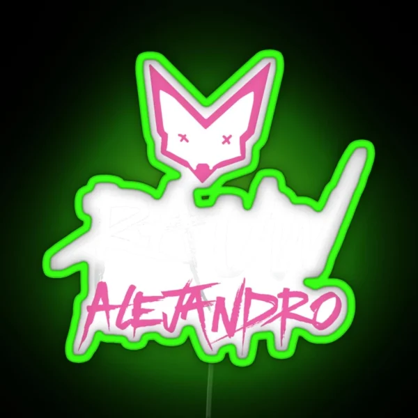 Rauw Alejandro RGB Neon Sign