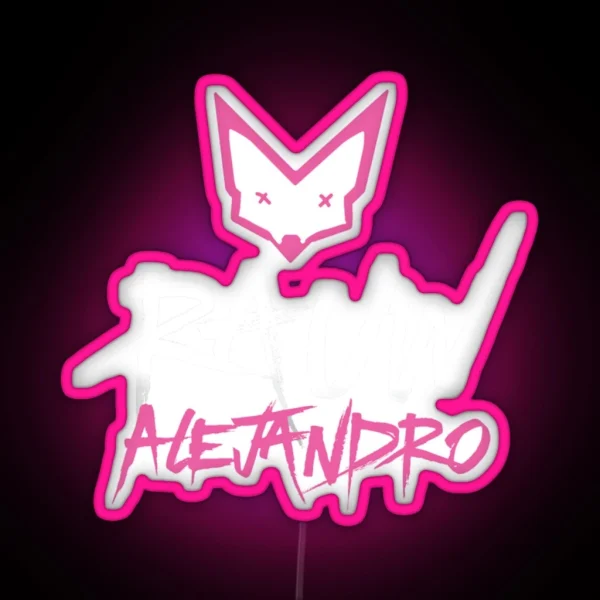 Rauw Alejandro RGB Neon Sign