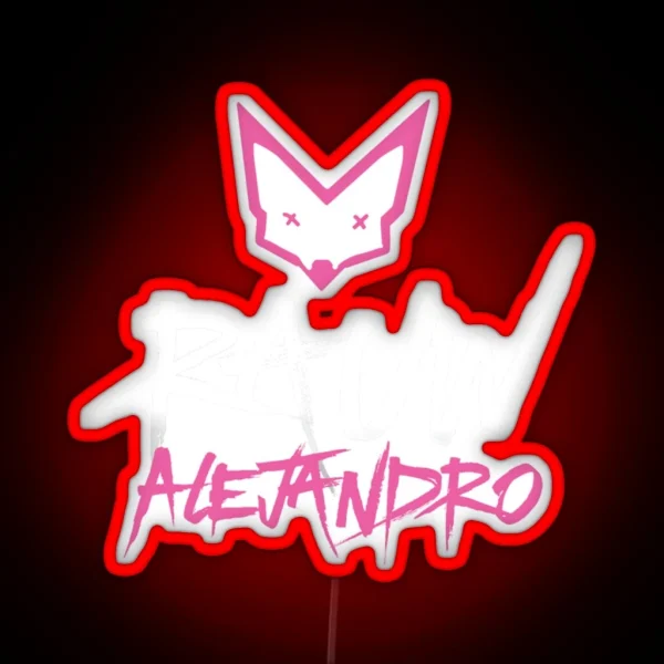 Rauw Alejandro RGB Neon Sign