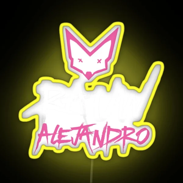 Rauw Alejandro RGB Neon Sign