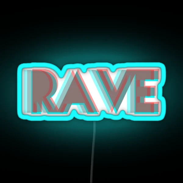 RAVE RGB Neon Sign