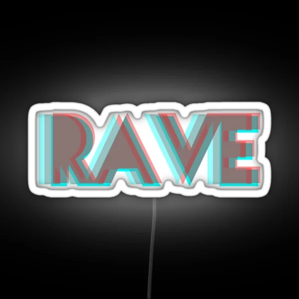 RAVE RGB Neon Sign