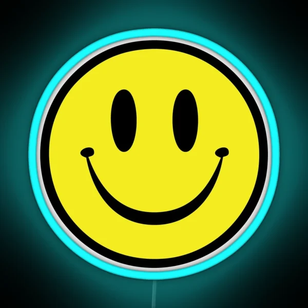 Rave Smile RGB Neon Sign