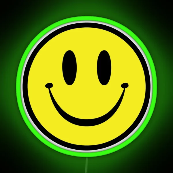 Rave Smile RGB Neon Sign