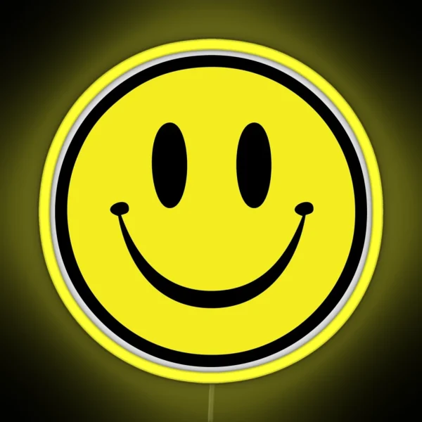 Rave Smile RGB Neon Sign