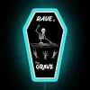 Rave to Your Own Beat with This Vibrant Skeletal DJ Sign