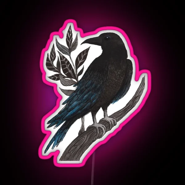 Raven RGB Neon Sign