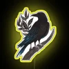 Vibrant Color Changing LED Sign with Raven Neon Accents Display