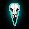 Edgy Gothic Home Decor with Vibrant RGB Neon Sign Artwork