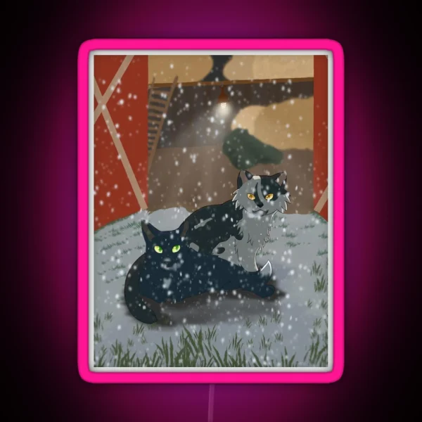 Ravenpaw And Barley RGB Neon Sign