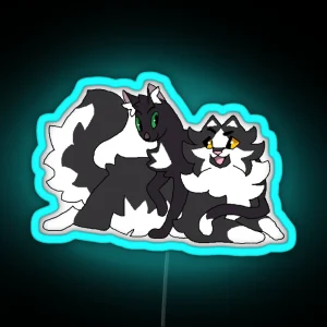 Ravenpaw And Barley RGB Neon Sign