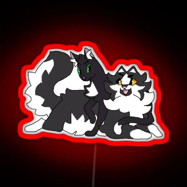 Ravenpaw And Barley RGB Neon Sign