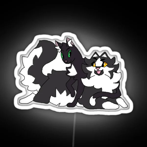 Ravenpaw And Barley RGB Neon Sign