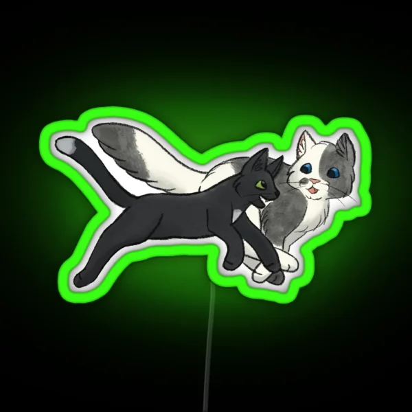 Ravenpaw And Barley RGB Neon Sign