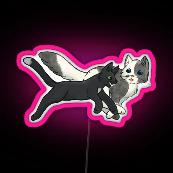 Ravenpaw And Barley RGB Neon Sign