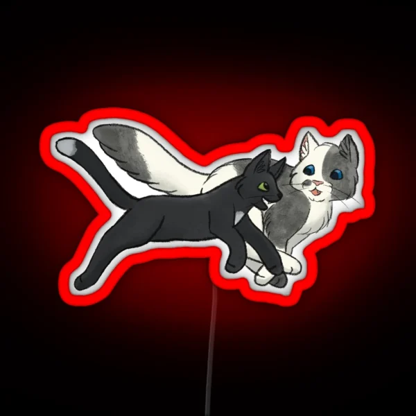 Ravenpaw And Barley RGB Neon Sign