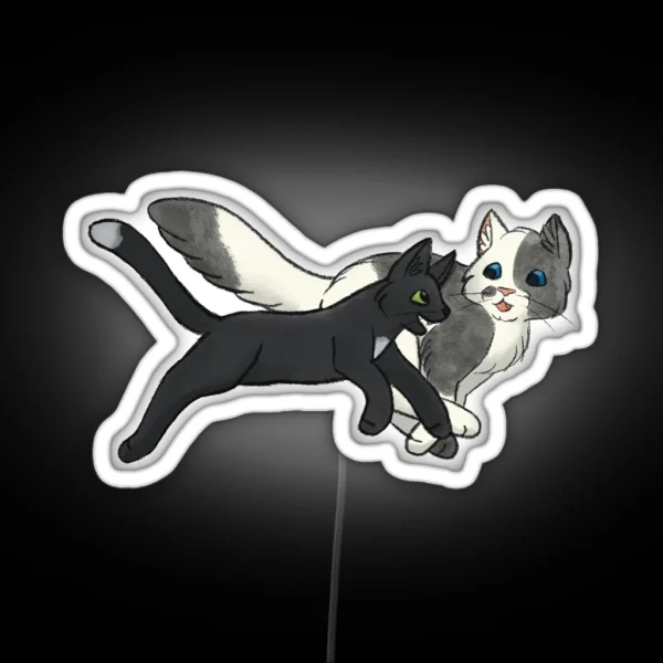 Ravenpaw And Barley RGB Neon Sign