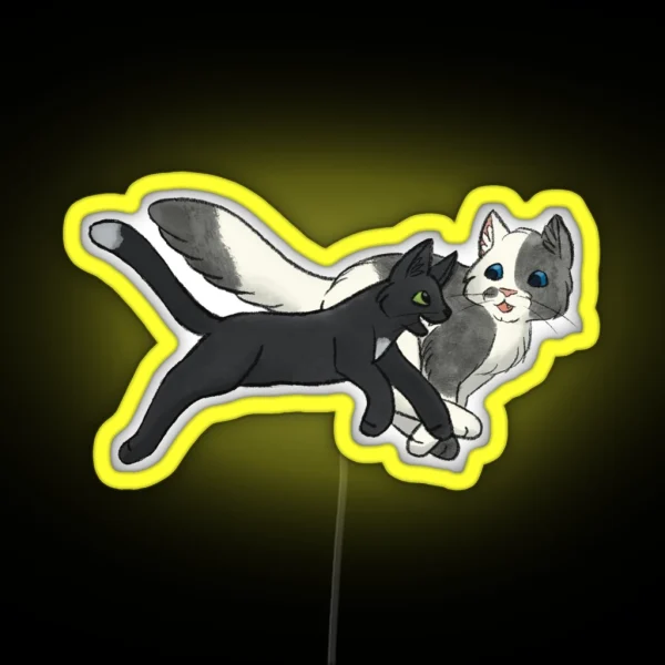 Ravenpaw And Barley RGB Neon Sign