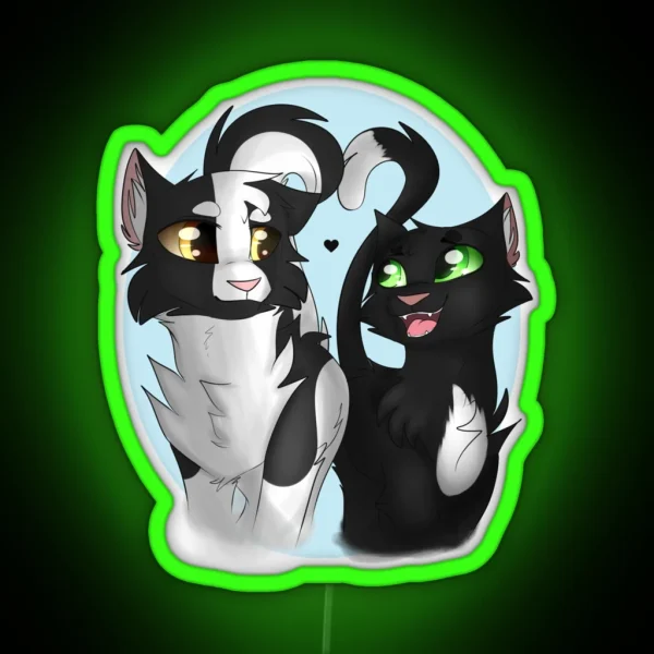 Ravenpaw And Barley RGB Neon Sign