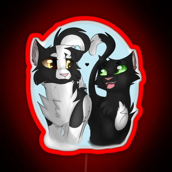 Ravenpaw And Barley RGB Neon Sign