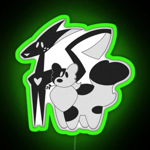 Ravenpaw And Barley Warriors RGB Neon Sign