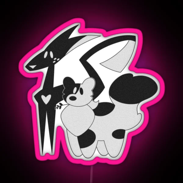 Ravenpaw And Barley Warriors RGB Neon Sign