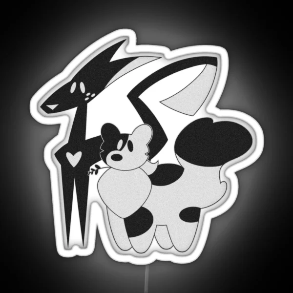 Ravenpaw And Barley Warriors RGB Neon Sign