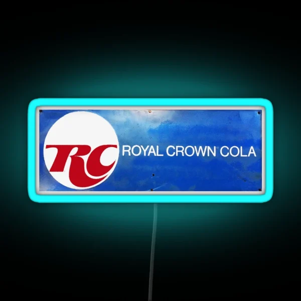 RC COLA ROYAL CROWN COLA VINTAGE SIGN RGB Neon Sign