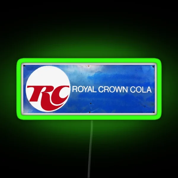 RC COLA ROYAL CROWN COLA VINTAGE SIGN RGB Neon Sign