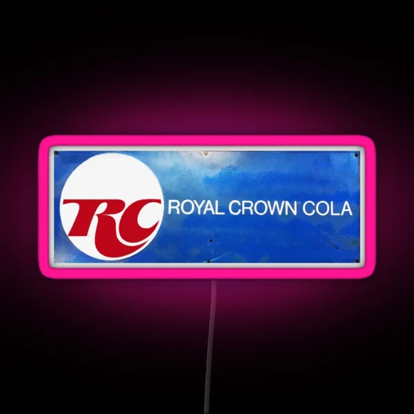 RC COLA ROYAL CROWN COLA VINTAGE SIGN RGB Neon Sign