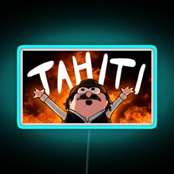 RDR2 Dutch Tahiti RGB Neon Sign