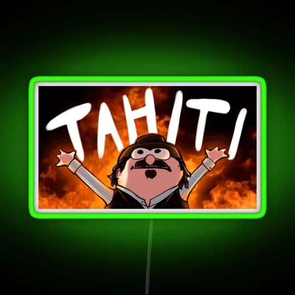 RDR2 Dutch Tahiti RGB Neon Sign