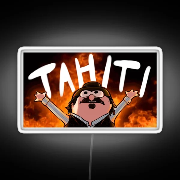 RDR2 Dutch Tahiti RGB Neon Sign