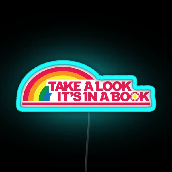 Reading Rainbow RGB Neon Sign
