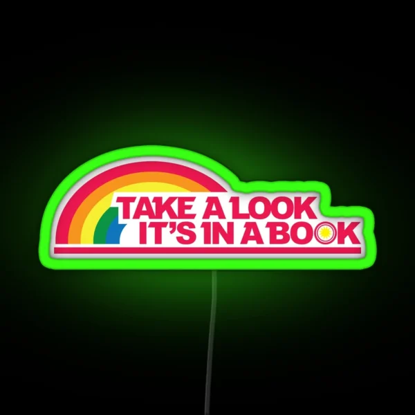 Reading Rainbow RGB Neon Sign