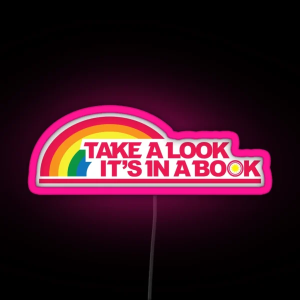 Reading Rainbow RGB Neon Sign