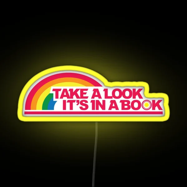 Reading Rainbow RGB Neon Sign