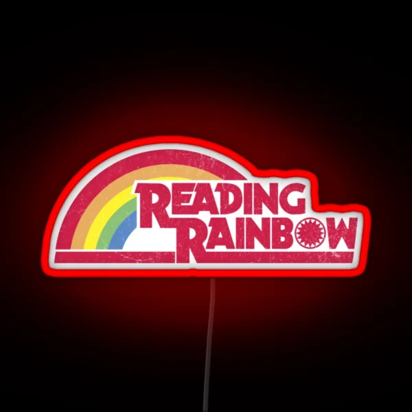 Reading Rainbow RGB Neon Sign