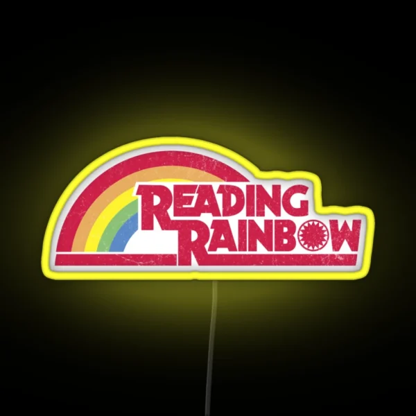 Reading Rainbow RGB Neon Sign