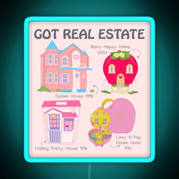 Real Estate RGB Neon Sign