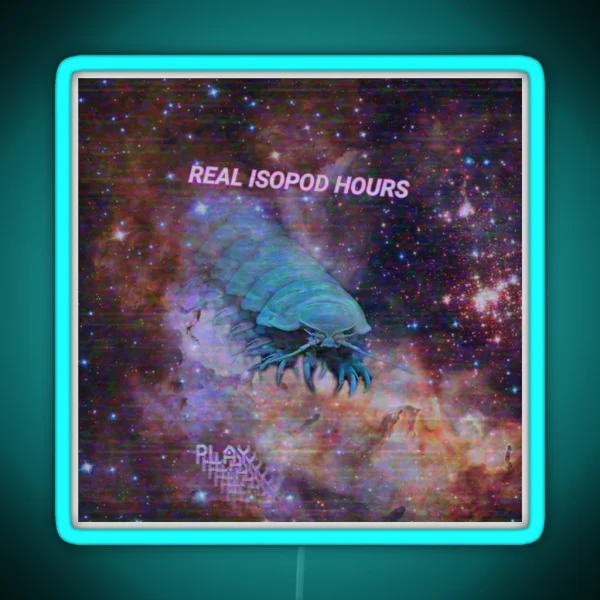 Real Isopod Hours RGB Neon Sign