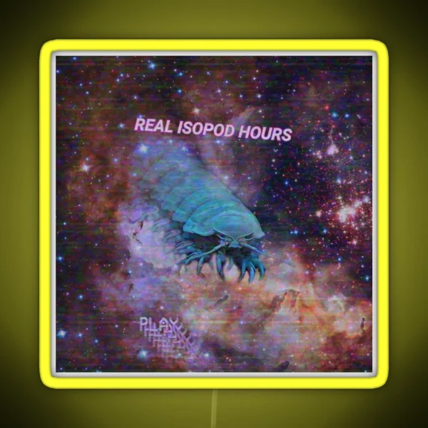 Real Isopod Hours RGB Neon Sign