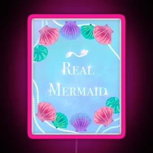 Real Mermaid RGB Neon Sign