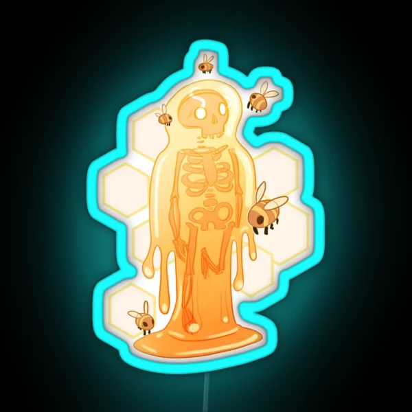 Reanimated Honey Ghost RGB Neon Sign
