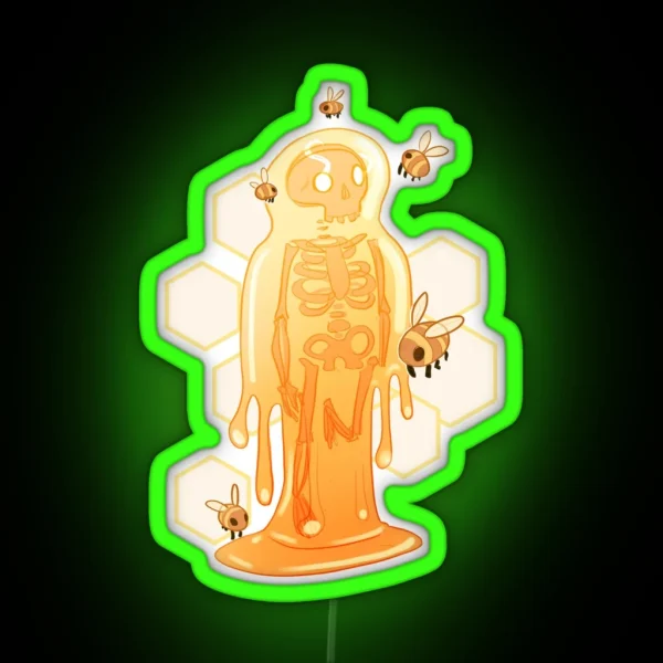 Reanimated Honey Ghost RGB Neon Sign