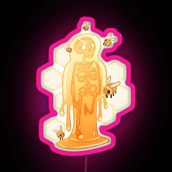 Reanimated Honey Ghost RGB Neon Sign