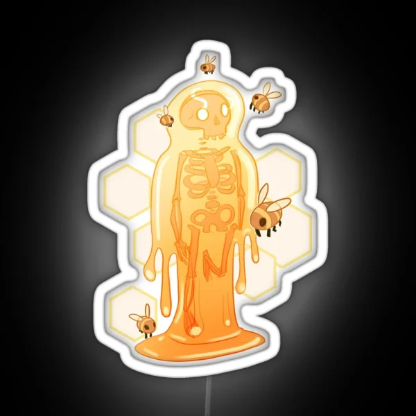 Reanimated Honey Ghost RGB Neon Sign